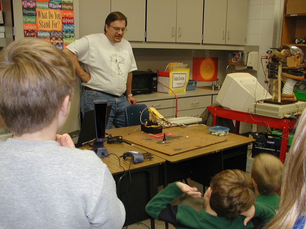 Eric and the class observe Catherine the Creative.