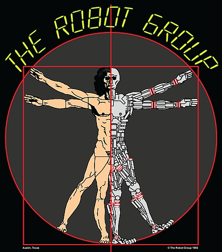 The Robot Group, Inc. logo, color version (copyright to The Robot Group, Inc., design by Norm Annal).
